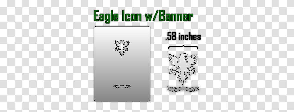 Eagle Banner Icon Airbrush Stencil Drawing, Plant, Text, Person, Human Transparent Png