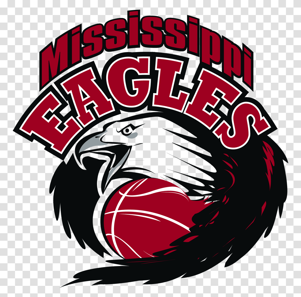 Eagle Basketball Team Logo Illustration, Symbol, Trademark, Text, Leisure Activities Transparent Png