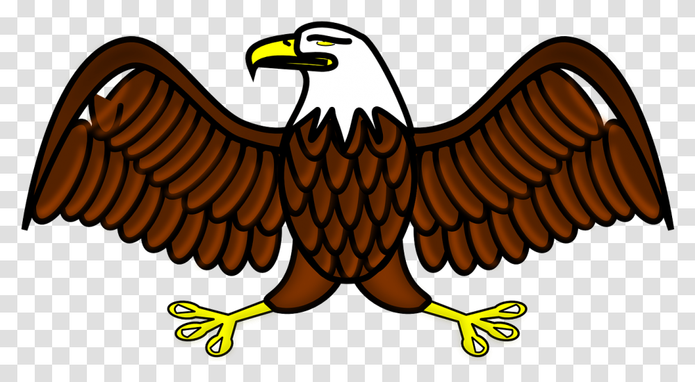 Eagle Bird Symbol Flapping Clipart Of An Eagle, Animal, Bald Eagle, Vulture, Dinosaur Transparent Png