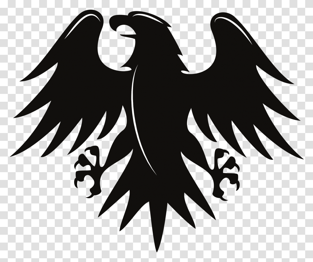 Eagle Black Eagle Vector, Bird, Animal, Silhouette Transparent Png