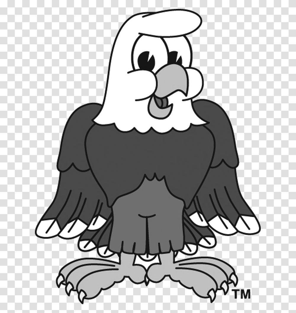 Eagle Cartoon Clipart Free Clip Art Cartoon Eagle Clipart Black And White, Bird, Animal, Bald Eagle, Vulture Transparent Png