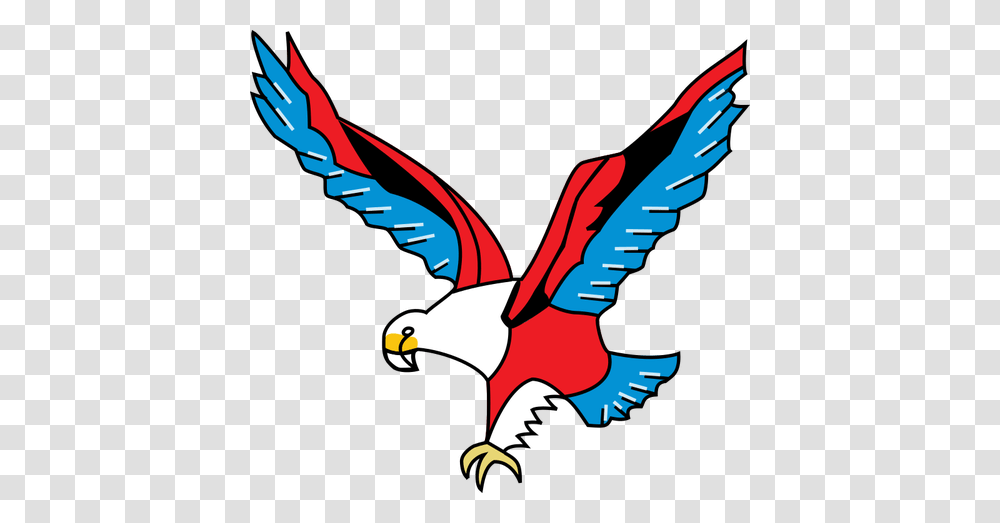 Eagle Clipart Red, Flying, Bird, Animal, Vulture Transparent Png