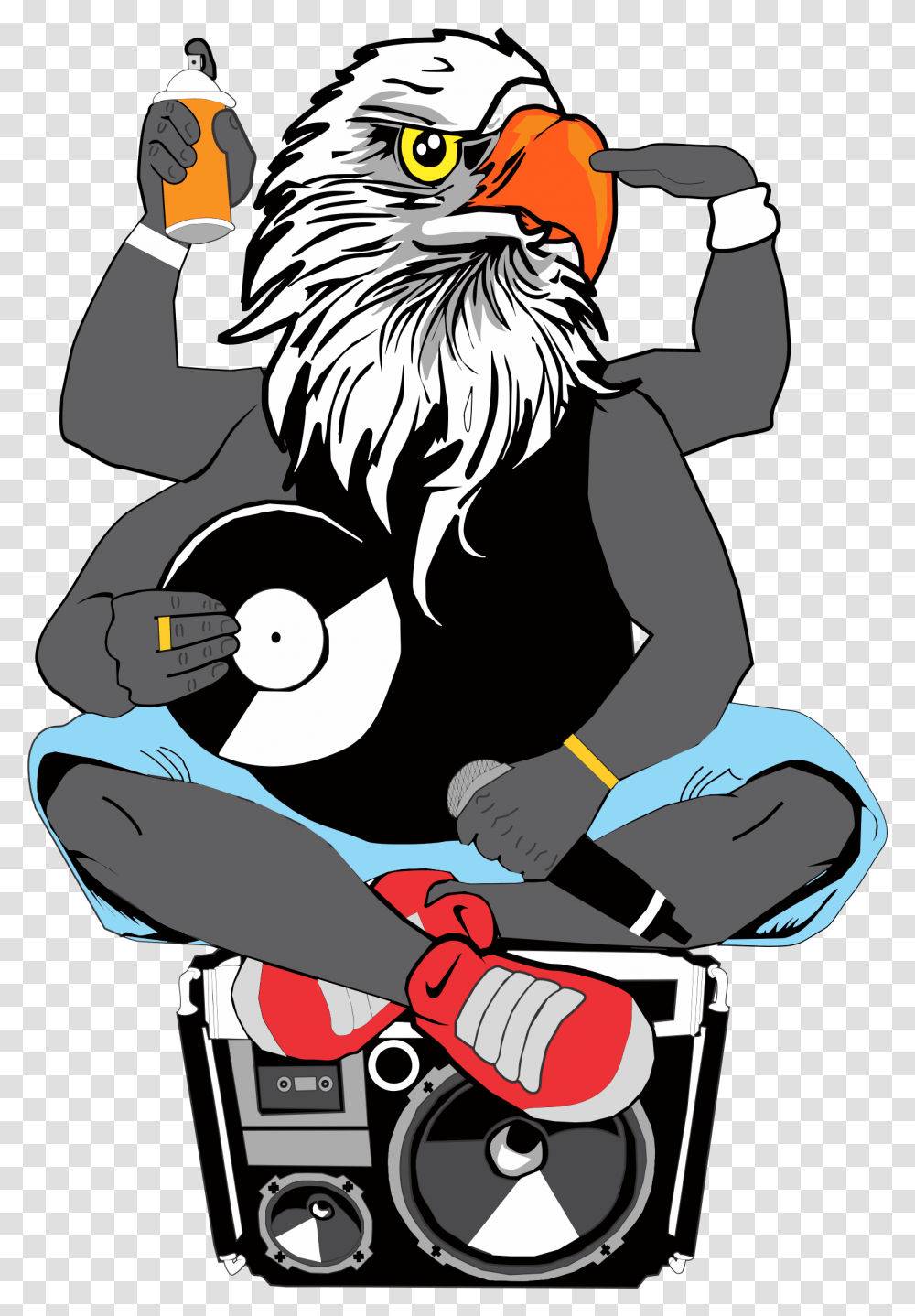 Eagle Dj Clip Arts, Comics, Book, Manga Transparent Png