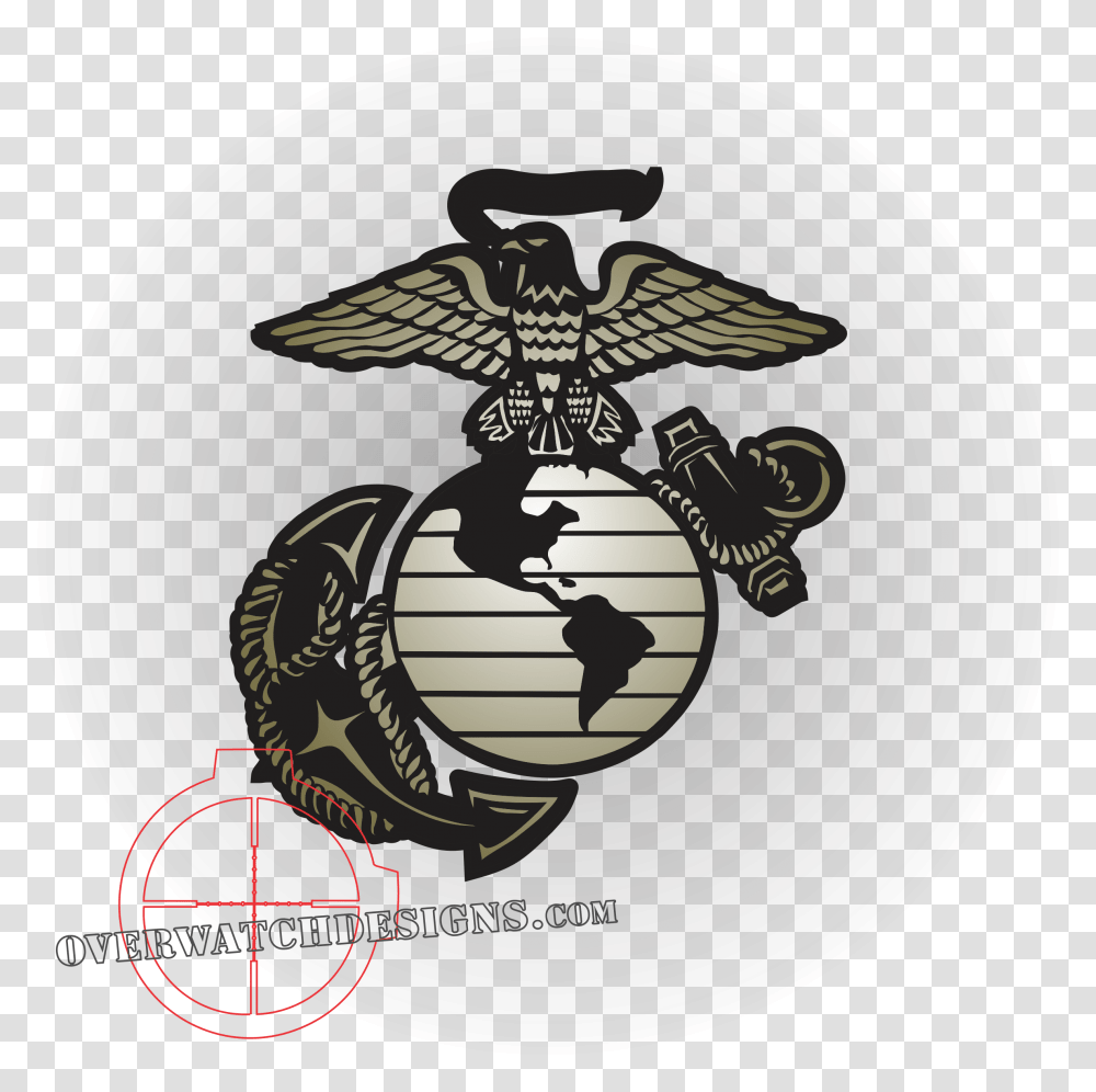 Eagle Globe And Anchor Decal United States Marine Eagle Globe And Anchor Designs, Outer Space, Astronomy, Universe, Planet Transparent Png
