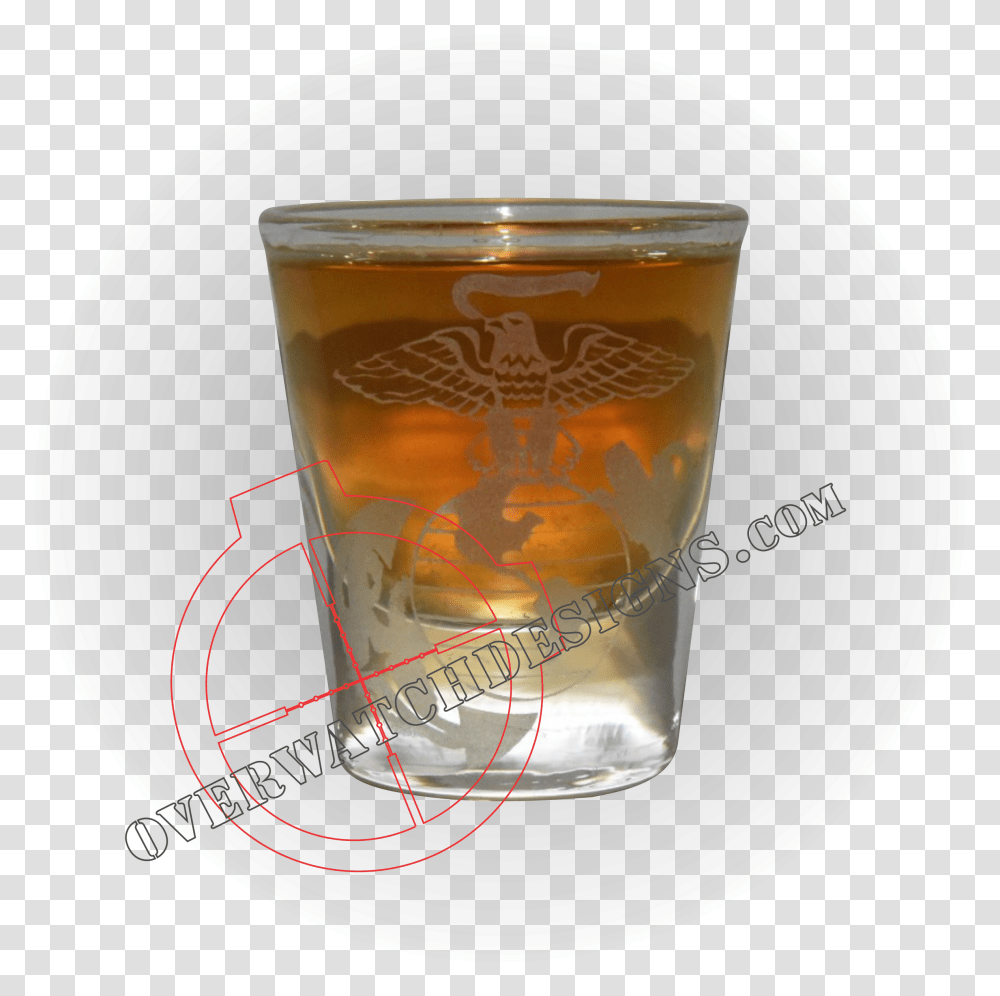 Eagle Globe And Anchor Whiskey Glass Ice Beer, Beer Glass, Alcohol, Beverage, Drink Transparent Png