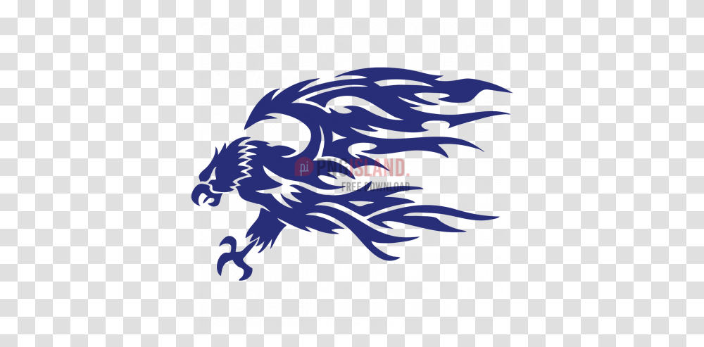 Eagle Hawk Kite Bird Image With Sticker, Dragon, Silhouette Transparent Png