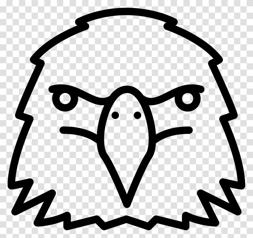 Eagle Head Eagle Head Icon, Label, Stencil, Lawn Mower Transparent Png