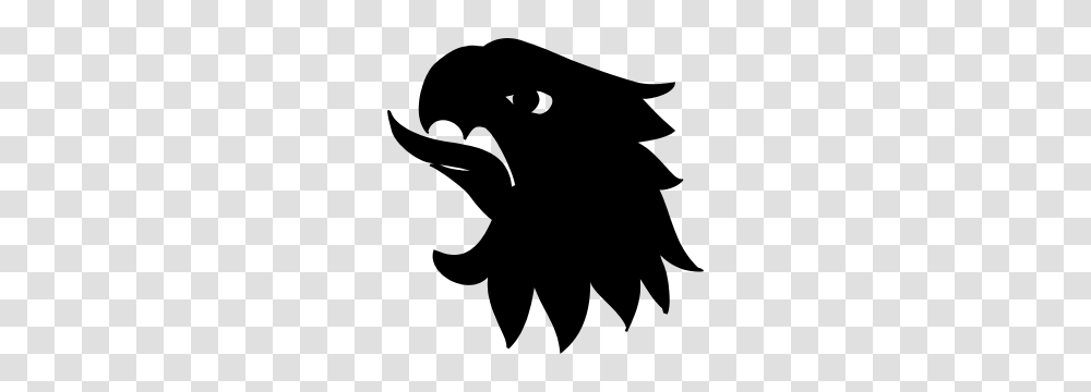 Eagle Head Sticking Out Tongue Sticker, Silhouette, Stencil, Person, Human Transparent Png