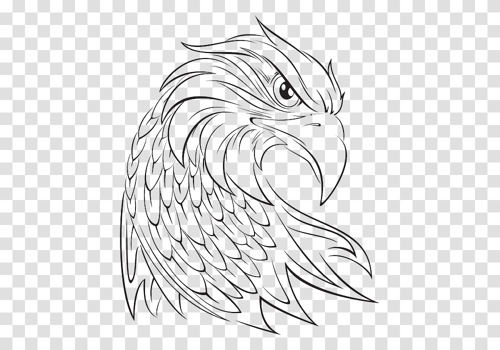 Eagle Head Vector Eagle Face Tattoo Designs, Bird, Animal, Tiger Transparent Png