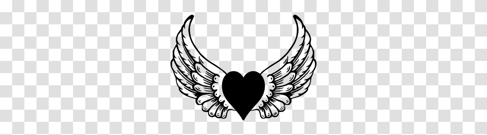 Eagle Heart Wings Clip Arts For Web, Gray, World Of Warcraft Transparent Png