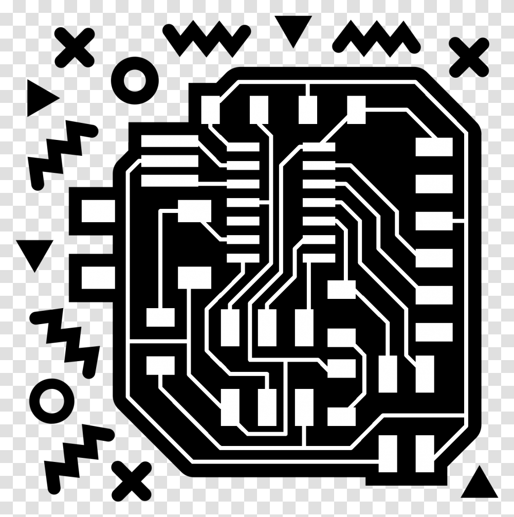 Eagle Illustration, Rug, Pac Man, Maze, Labyrinth Transparent Png