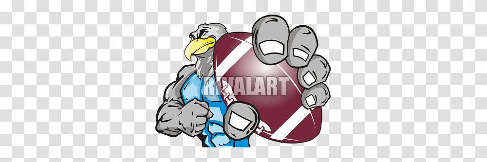 Eagle Mascot Clipart Clipartmasters, Hand, Helmet, Apparel Transparent Png