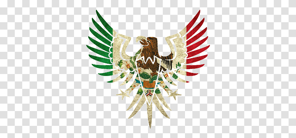 Eagle Mexican Design With Flag Vector Mexican Eagle Logo, Symbol, Emblem, Trademark Transparent Png