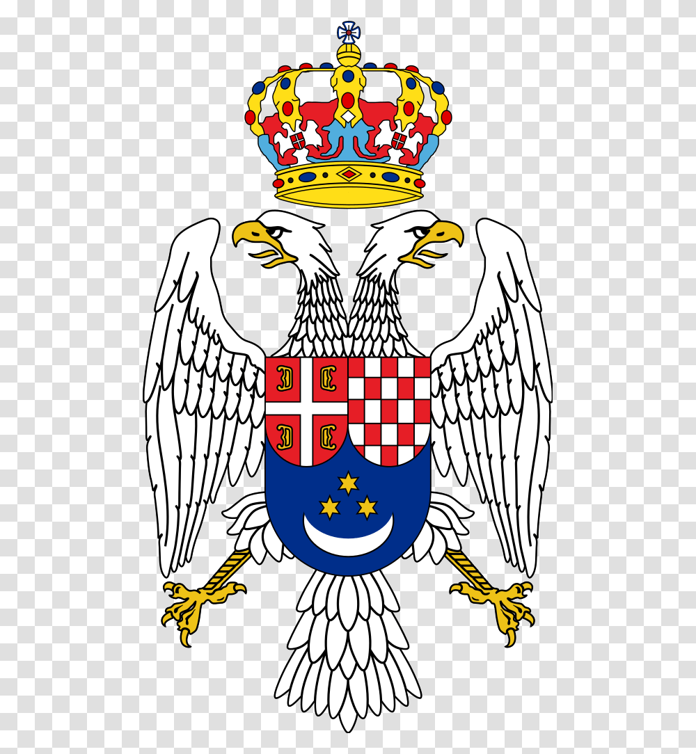 Eagle Of The Kingdom Of Yugoslavia Coat Of Arms, Armor, Bird, Animal, Emblem Transparent Png
