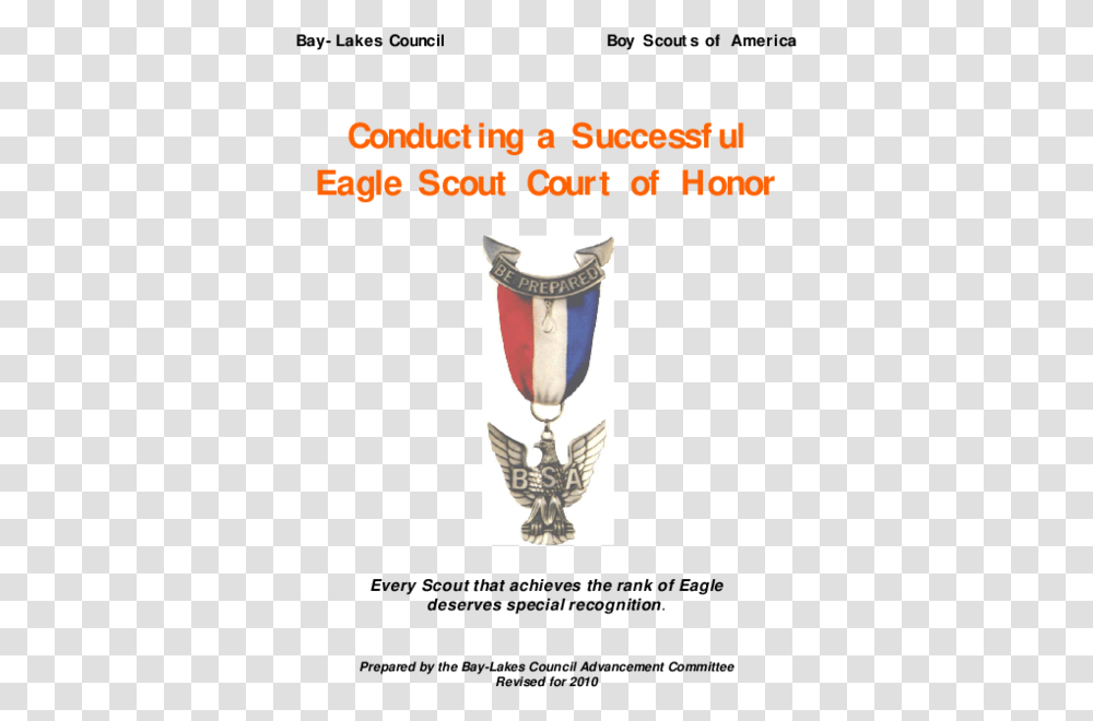 Eagle Scout Medal Clipart, Trophy, Gold Transparent Png
