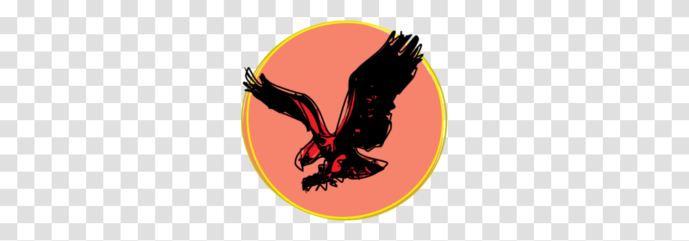 Eagle Scribble With Sun Clip Art, Dragon, Vulture, Bird, Animal Transparent Png