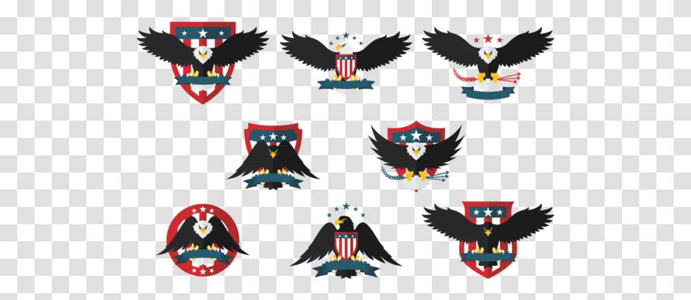 Eagle Seal Flat Icons Seal With Eagle, Tree, Plant Transparent Png