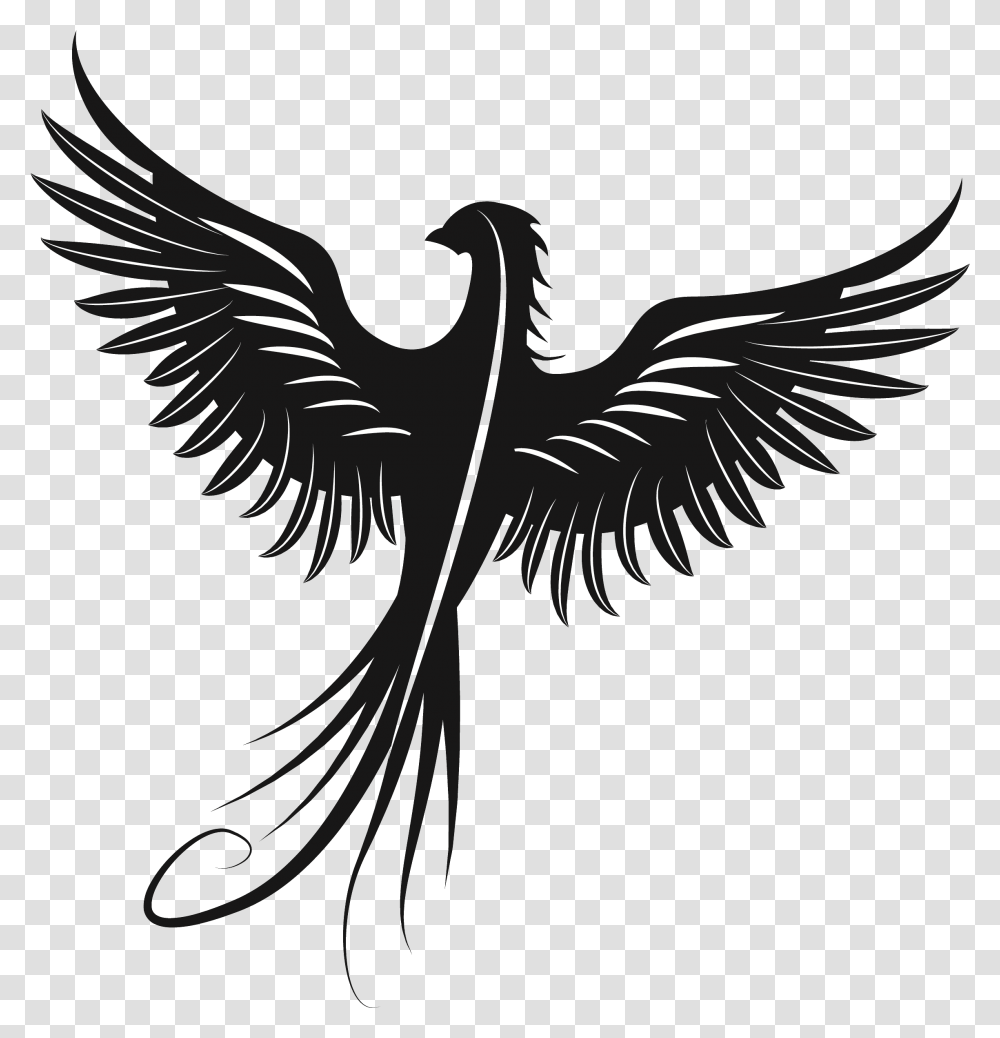 Eagle Silhouette Beak Feather Font Phoenix Decal, Emblem, Bird, Animal Transparent Png