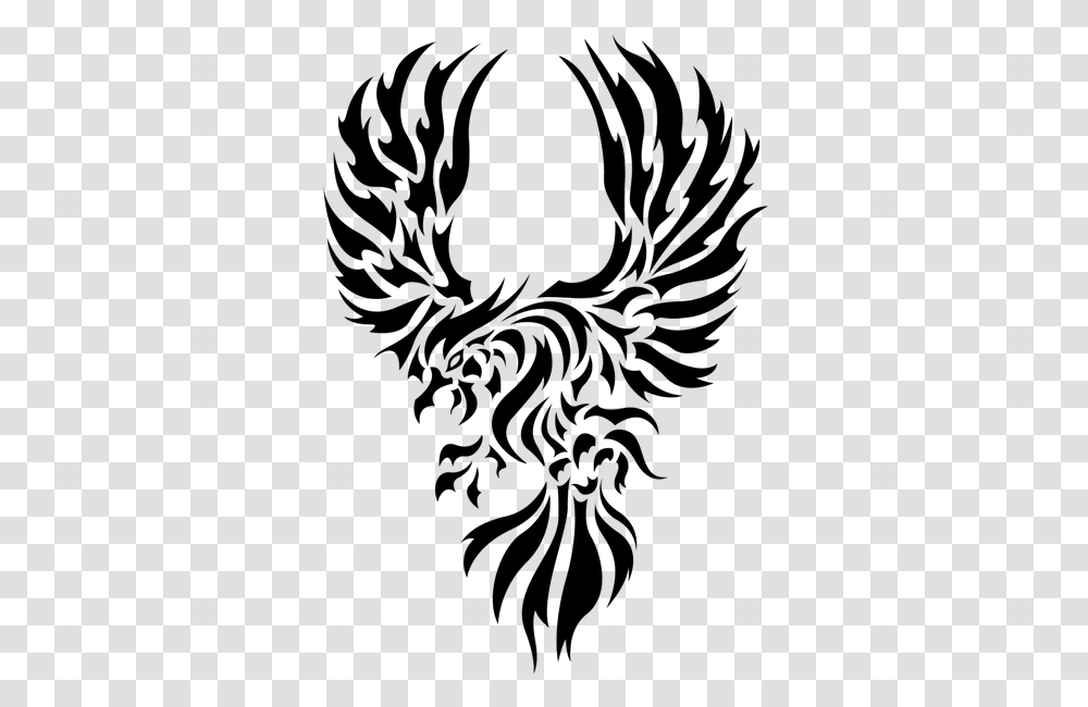 Eagle Silhouette Tattoo Designs Photo Philippine Eagle Tattoo Designs, Bird, Animal, Fowl, Poultry Transparent Png