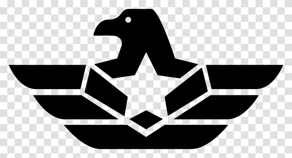 Eagle Symbol Eagle With Star Logo, Emblem, Hammer, Tool, Star Symbol Transparent Png
