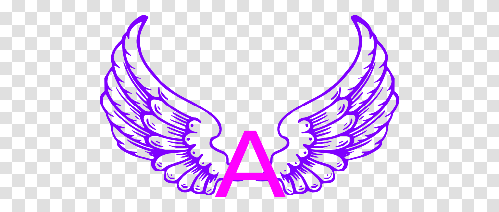 Eagle Wings With Letter A Clip Art, Logo, Trademark, Emblem Transparent Png