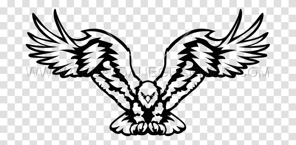 Eagle With Open Wings Eagle Open Wings, Emblem, Logo, Trademark Transparent Png