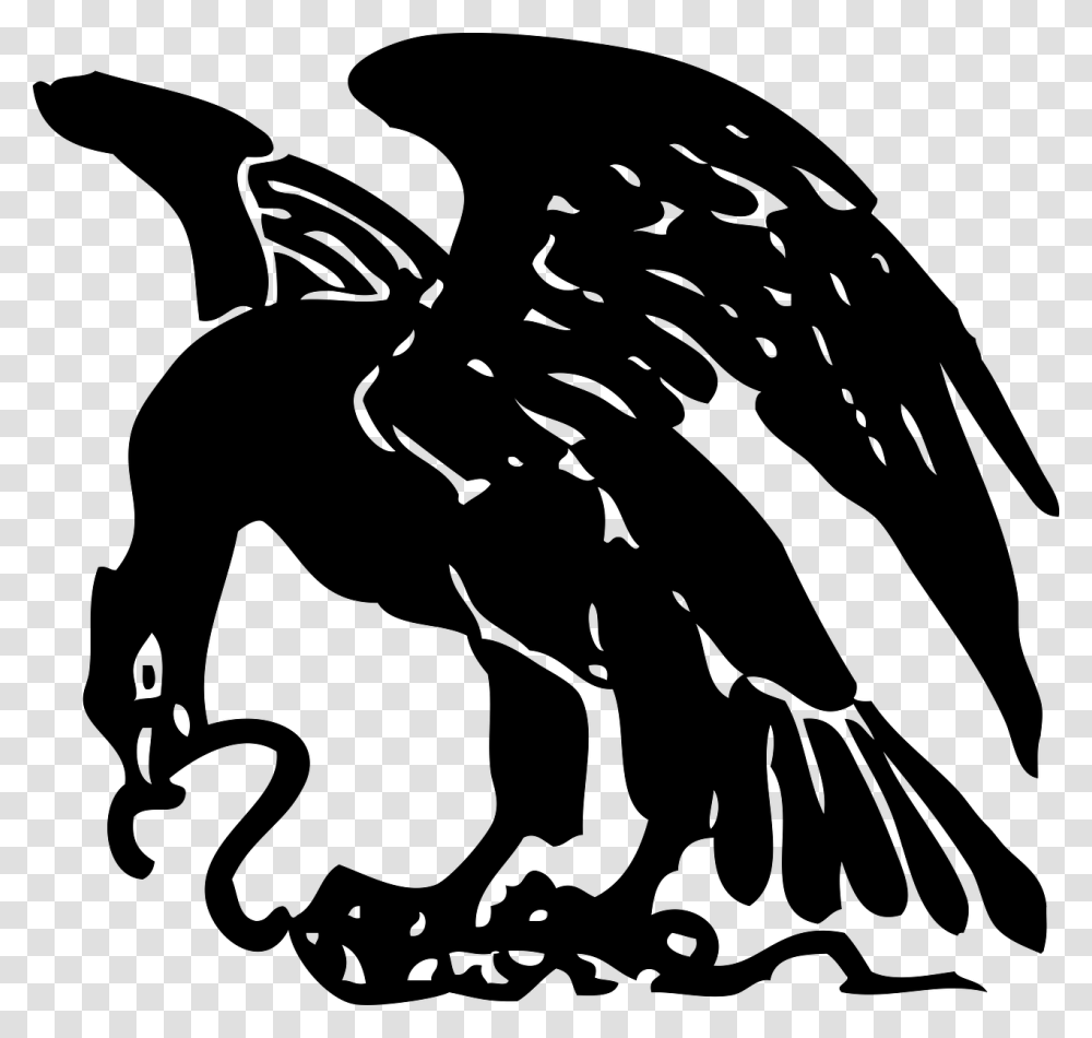 Eagle With Snake Clipart, Gray, World Of Warcraft Transparent Png