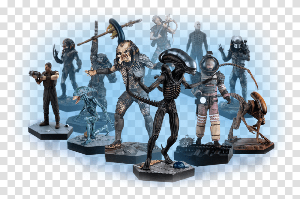 Eaglemoss Alien Vs Predator, Person, Helmet, Figurine, Toy Transparent Png