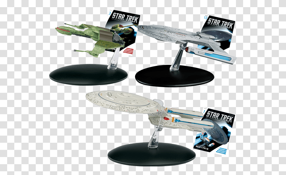Eaglemoss Star Trek Uss Enterprise Ncc 1701 D Model Aircraft, Vehicle, Transportation, Airplane, Spaceship Transparent Png