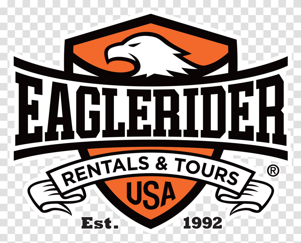 Eaglerider Usa, Logo, Label Transparent Png