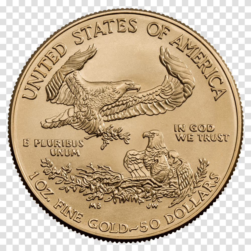 Eagles American Eagle Many Types Of Currency Gold 1 10oz American Eagle Coin, Money, Nickel, Bird, Animal Transparent Png