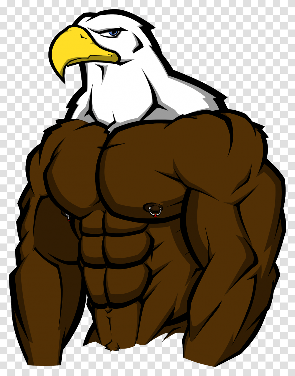 Eagles Clipart Muscle Muscle Eagle, Bird, Animal, Hand, Beak Transparent Png