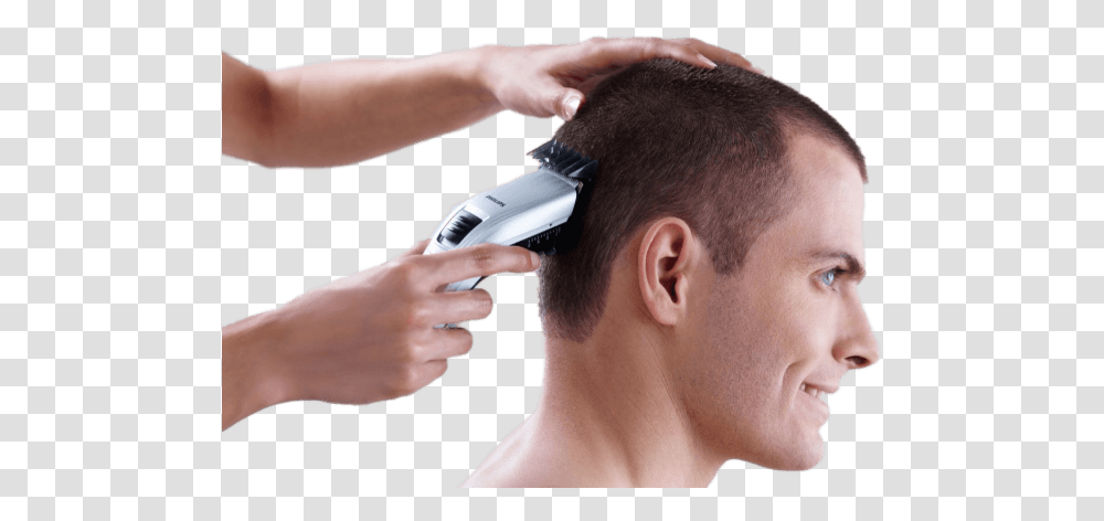 Ear Clipart Background 38323 Free Images Hair Cutting Image, Person, Human, Head, Haircut Transparent Png