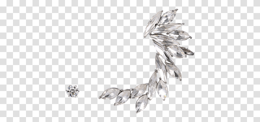 Ear Cuff, Crystal, Jewelry, Accessories, Accessory Transparent Png