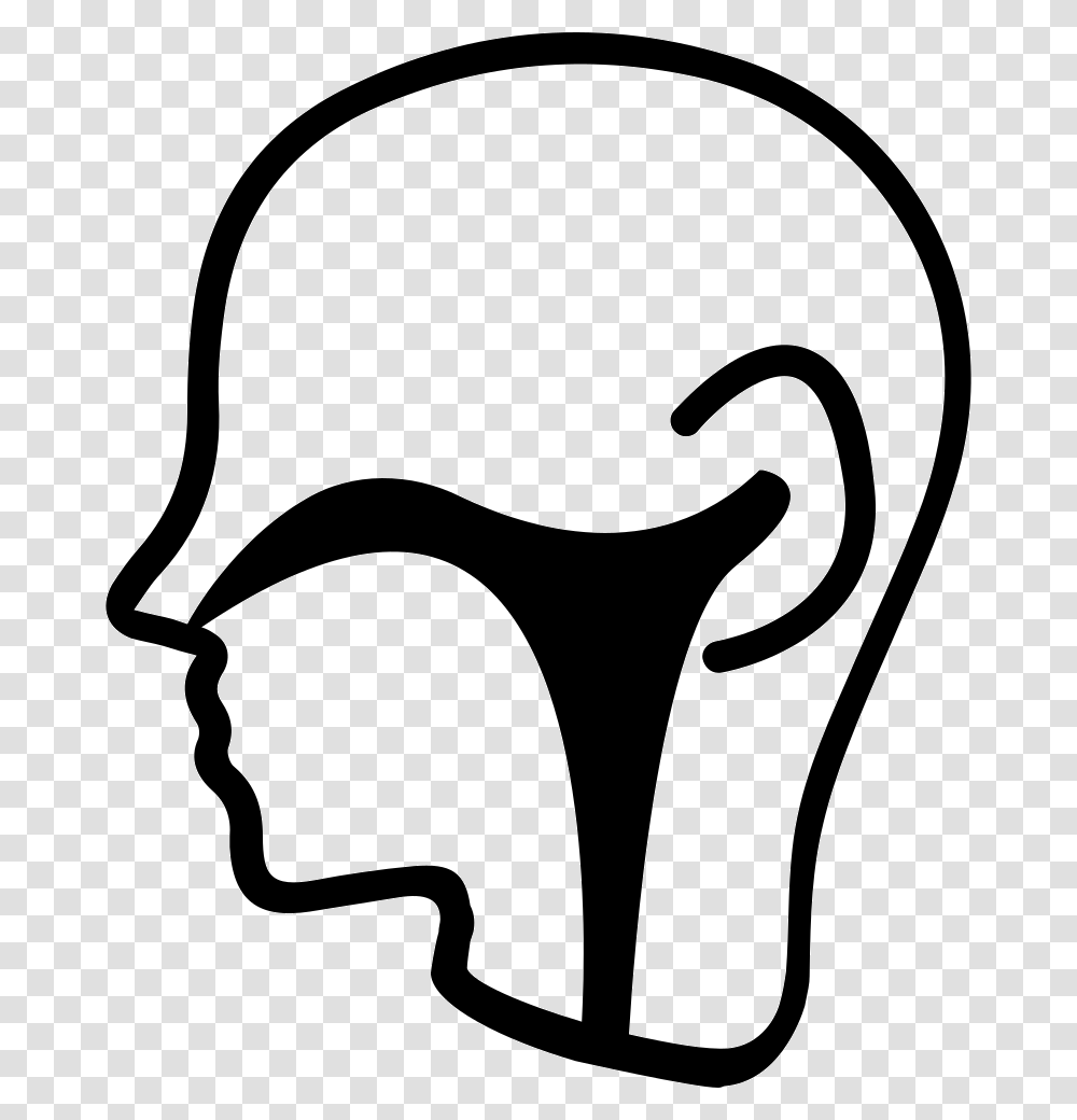 Ear Nose Throat Section Ear Nose And Throat Icon, Stencil, Antelope, Wildlife, Mammal Transparent Png