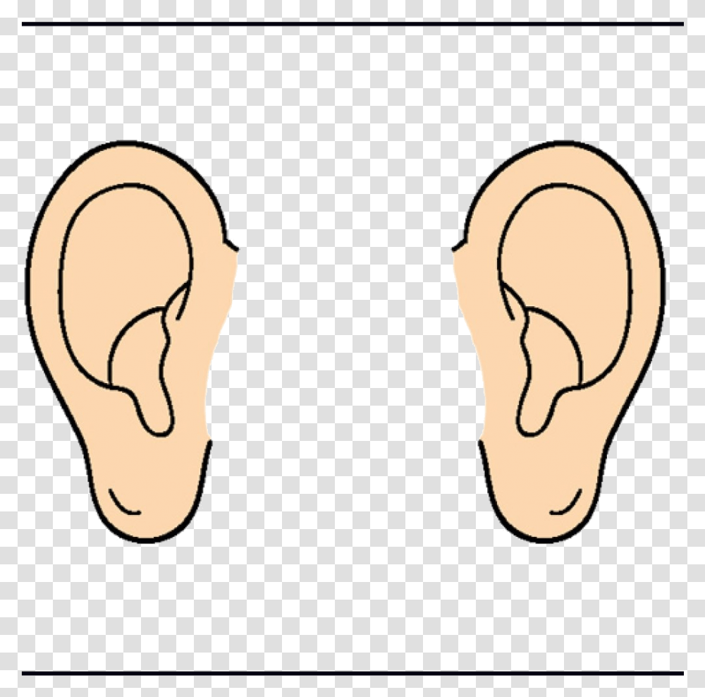 Ear Panda Free Images Ears Clipart Pairs Of Ears Clipart, Apparel, Nut, Vegetable Transparent Png