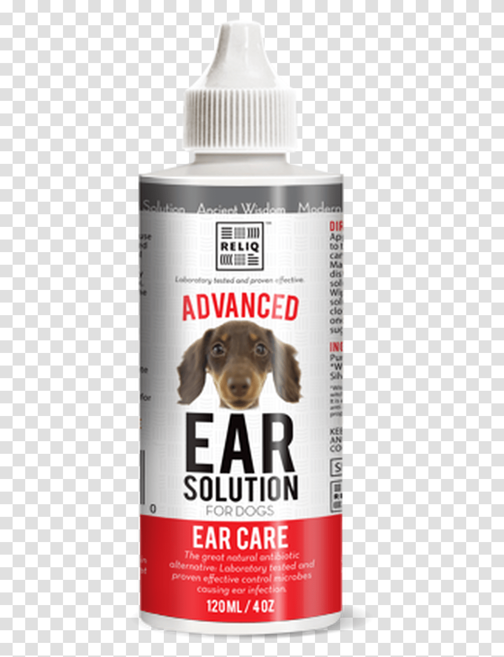 Ear Solution 4oz Dog, Label, Text, Beverage, Alcohol Transparent Png