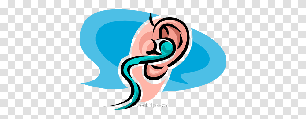 Ear With A Hearing Aid In It Royalty Free Vector Clip Art, Water, Nature, Outdoors Transparent Png