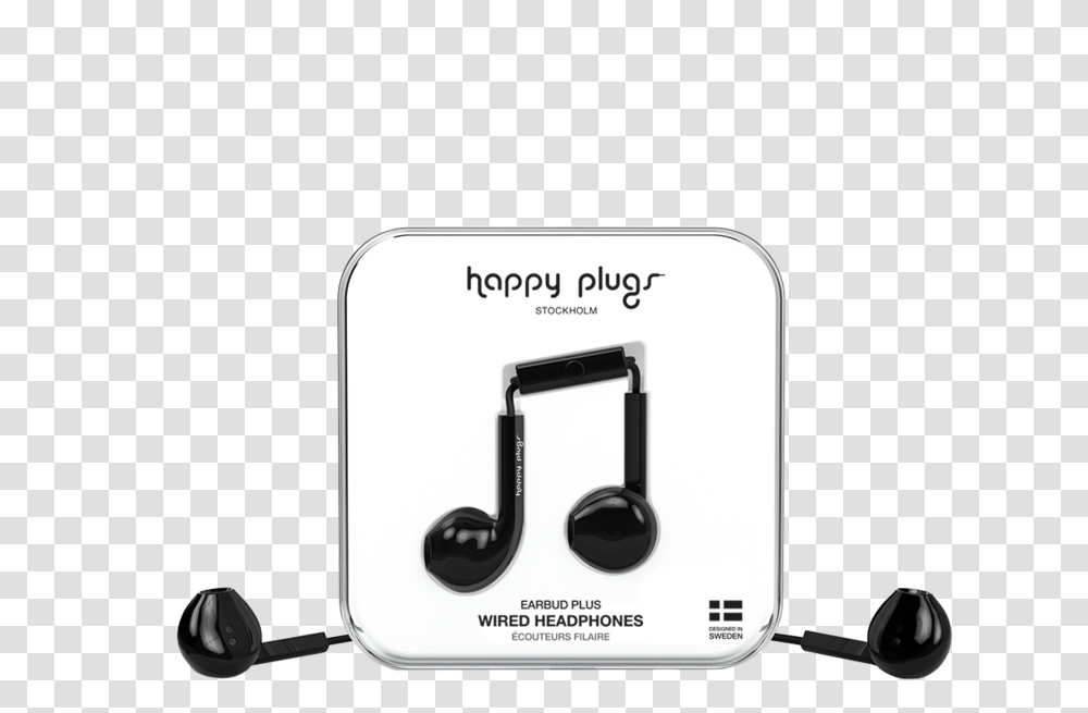 Earbud Plus Black Happy Plugs Flhallgat, Electronics, Adapter Transparent Png