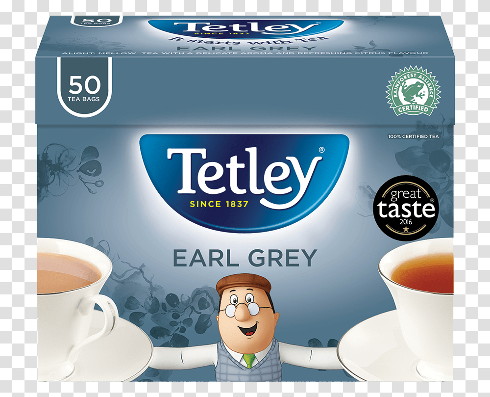 Earl Grey Tetley Red Bush Tea, Saucer, Pottery, Coffee Cup, Beverage Transparent Png