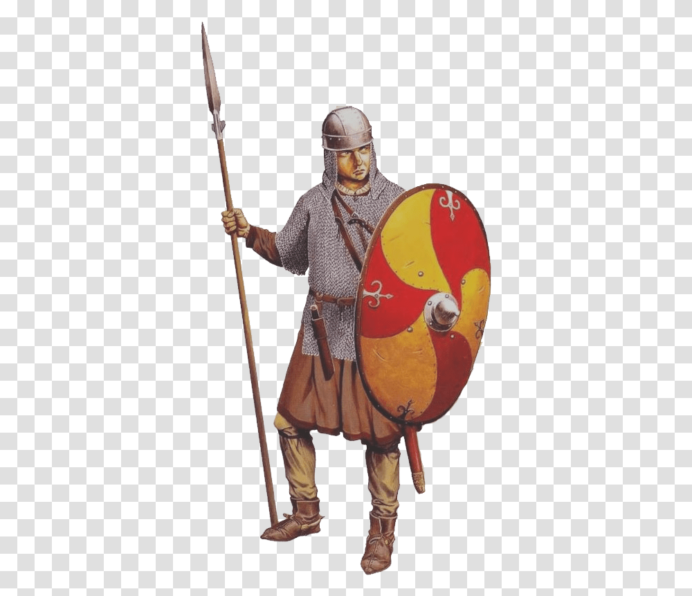 Early 10th Century Knight, Armor, Person, Human, Helmet Transparent Png