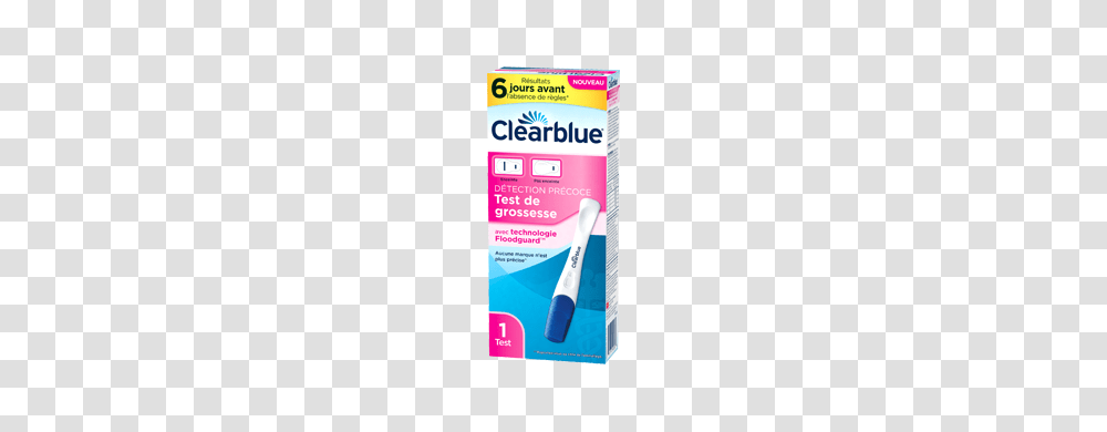 Early Detection Pregnancy Test Unit Clearblue Pregnancy, Brush, Tool, Toothbrush, Paint Container Transparent Png