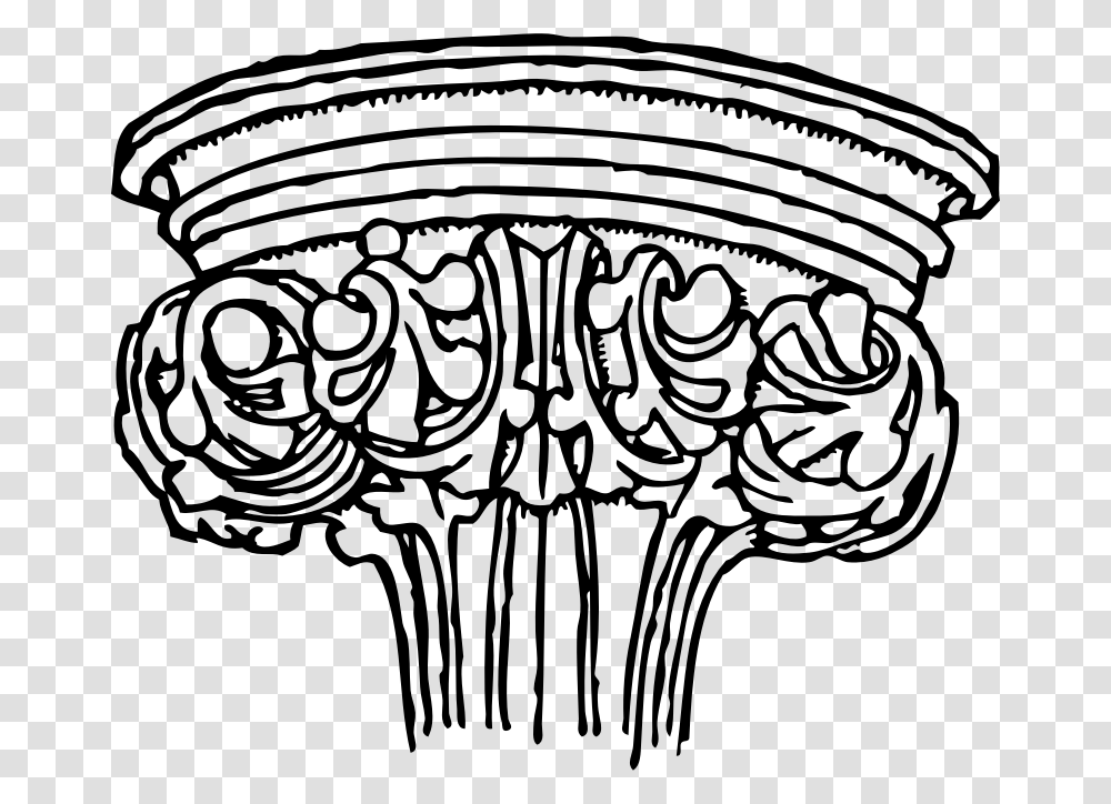 Early English Gothic Capital Capital Gothic Architecture, Gray, World Of Warcraft Transparent Png