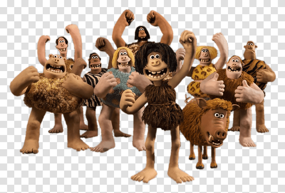 Early Man Tribe Cheering Early Man, Person, Stage, Leisure Activities, Costume Transparent Png
