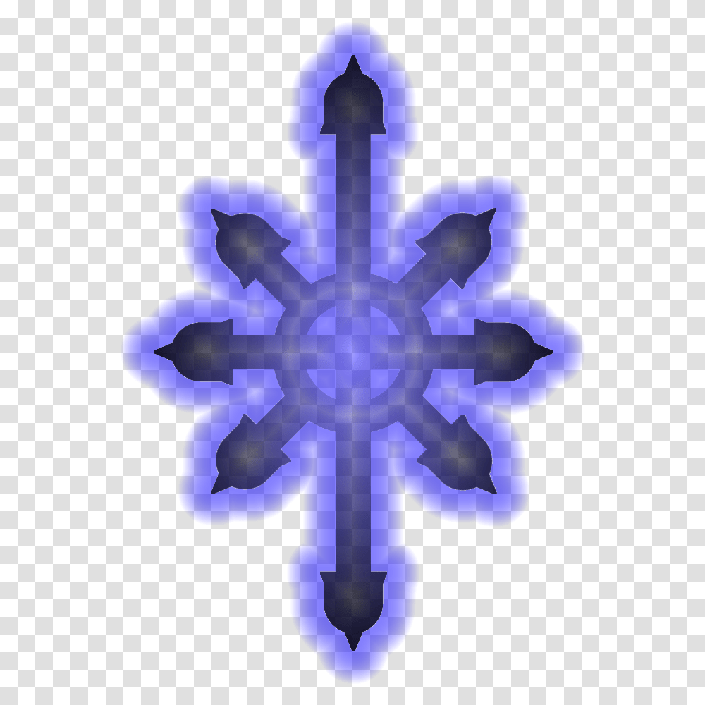 Early Subgenius Cross Blueglow Polosan Logo Clan Pb, Snowflake, Emblem Transparent Png