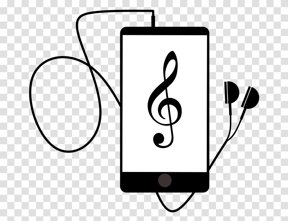 Earphones Music Silhouette Band Dad, Number, Symbol, Text, Alphabet Transparent Png
