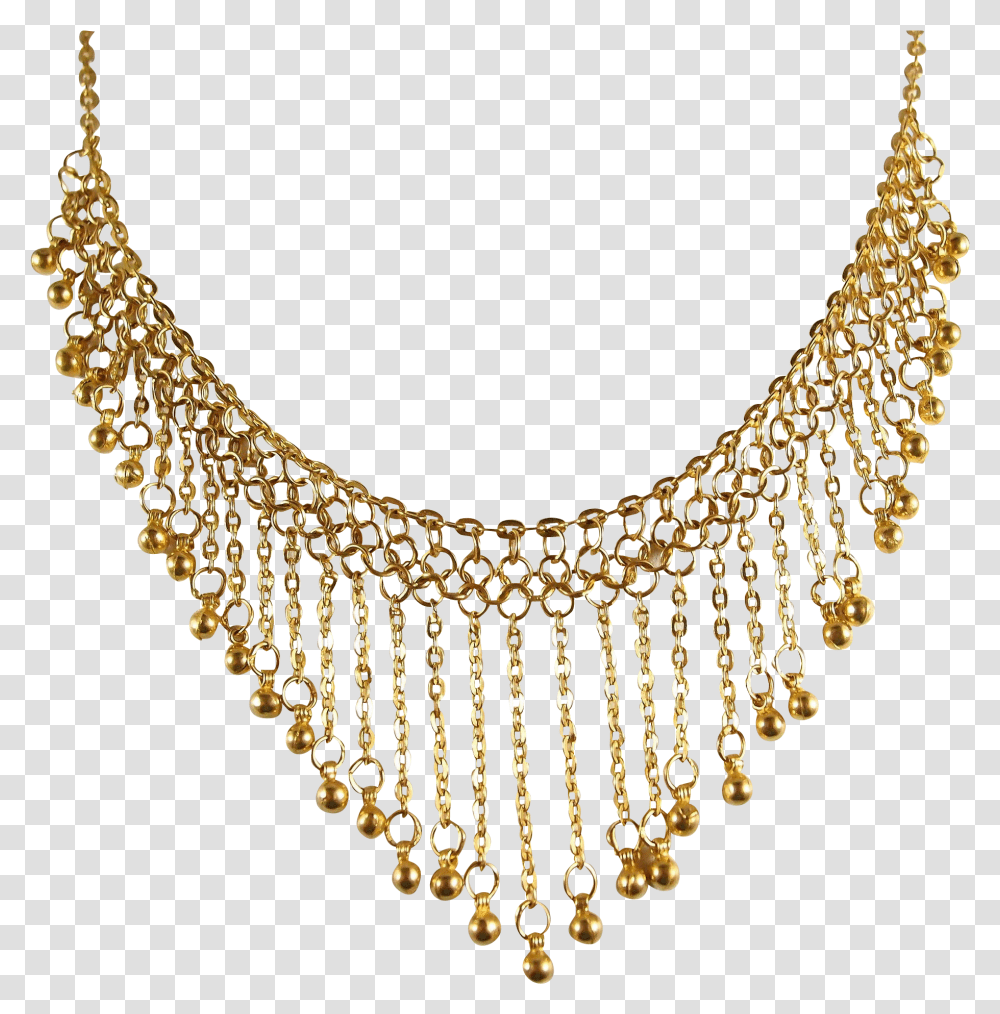 Earring Necklace Jewellery Gold Chain Golden Chain Necklace, Jewelry, Accessories, Accessory, Diamond Transparent Png