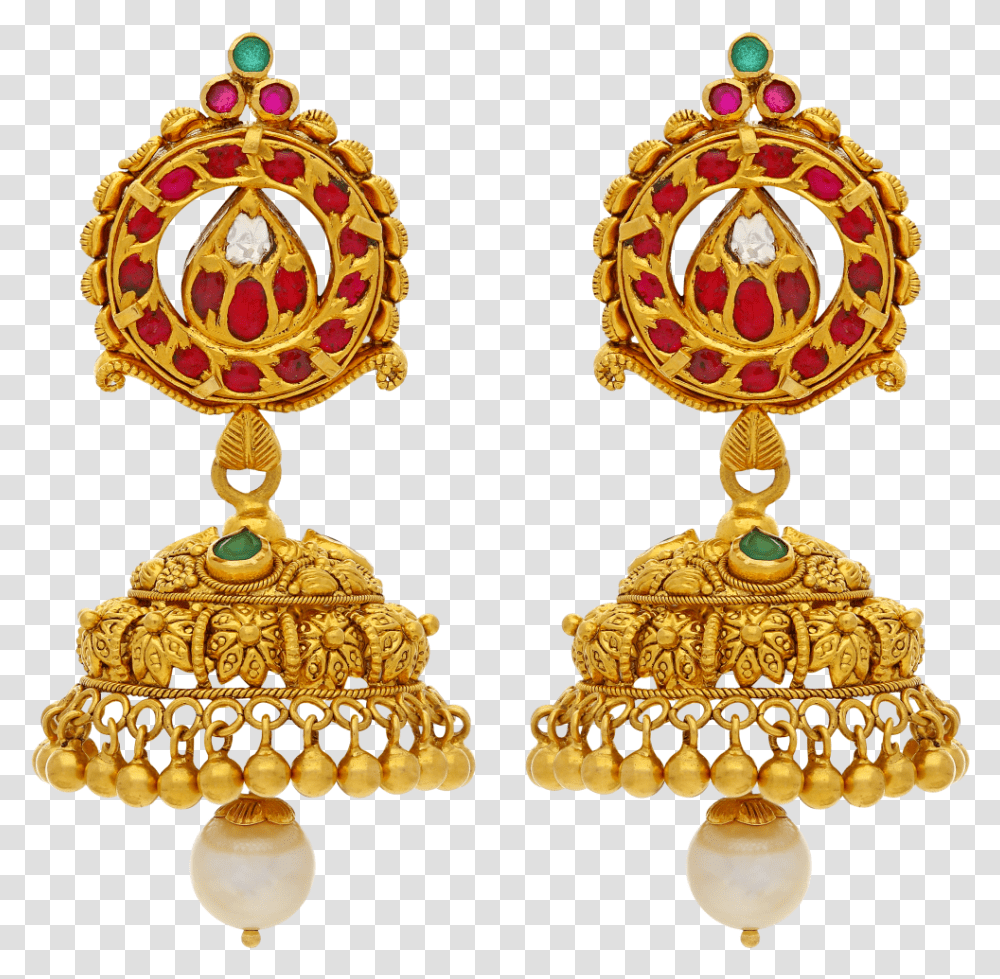 Earrings Gold Earring Anjali Jewellers, Jewelry, Accessories, Accessory, Chandelier Transparent Png
