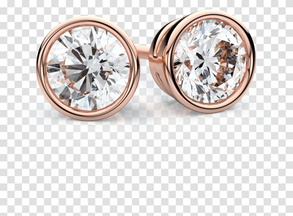 Earrings Fine Bezel Set Diamond Earrings, Gemstone, Jewelry, Accessories, Accessory Transparent Png