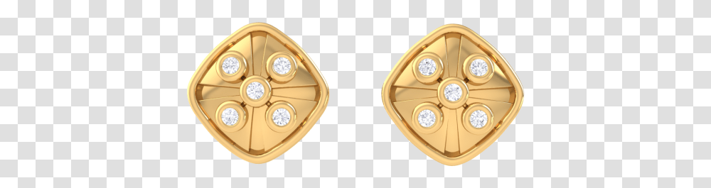 Earrings For Men Man Earrings Gold, Armor, Shield Transparent Png